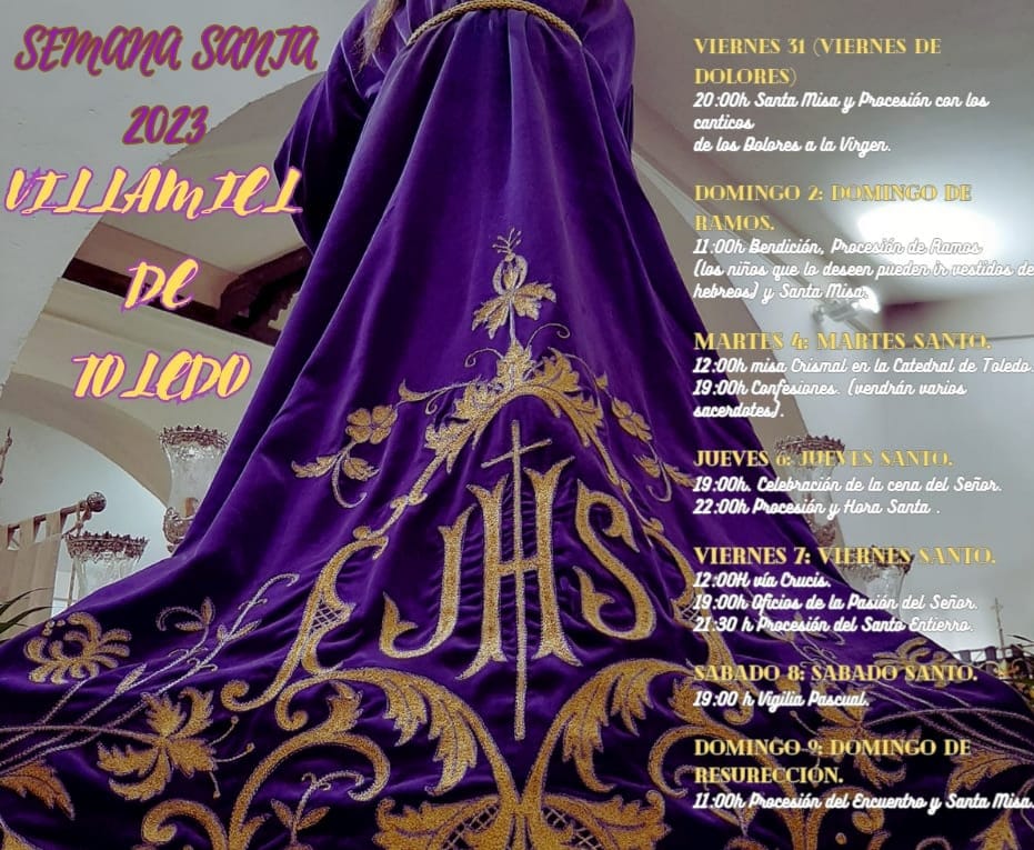 Semana Santa en Villamiel de Toledo 2023 Los Santos de Maimona